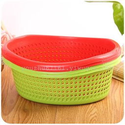 洗菜籃漏籃2元、元寶菜籃2元——義烏市囿竹日用品商行小百貨精選